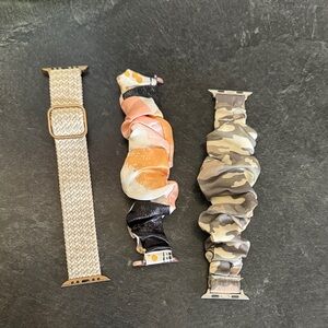 Set of Three Stylish Watch Bands